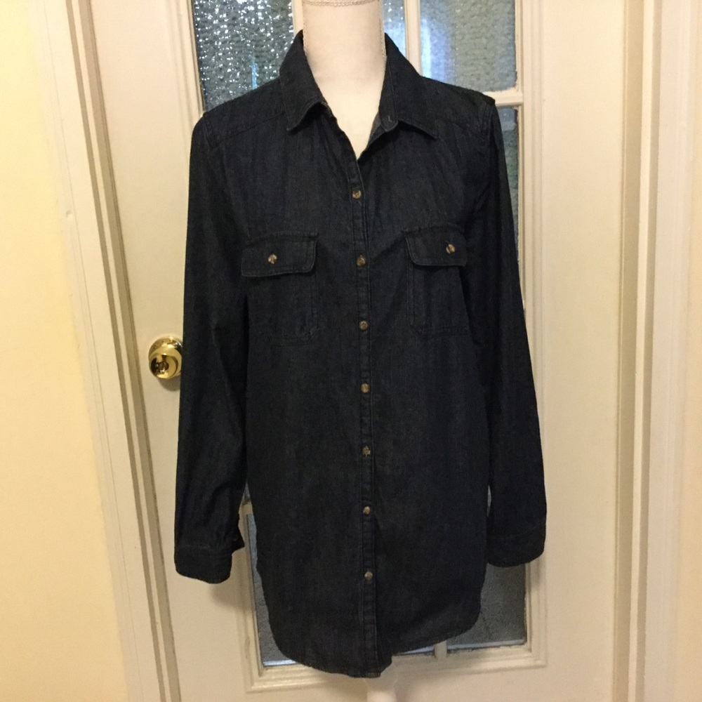 BP denim woman’s top size medium
